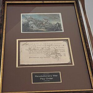 American Revolutionary War Pay Order